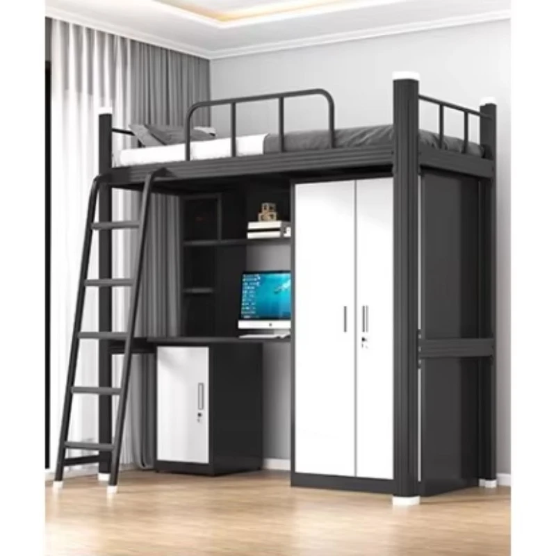 Customizable Steel Bunk Bed with Desk for Dormitory
