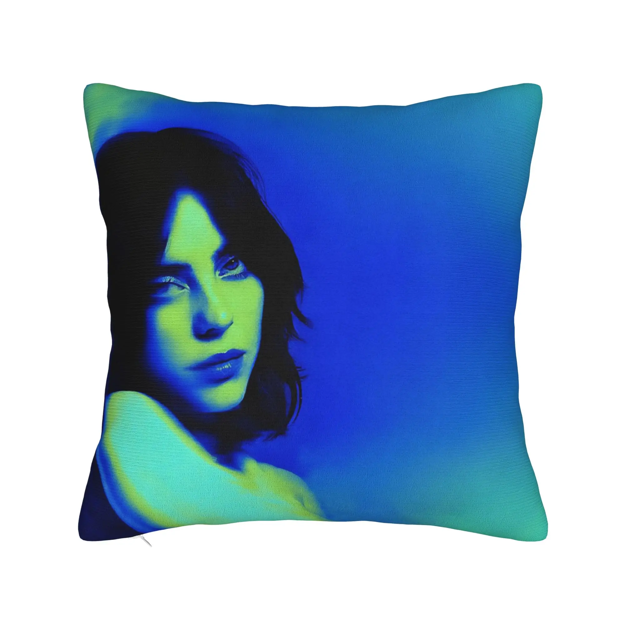 Popular Singer B-Billies Pillowcase Printed Fabric Cushion Cover Decor  Throw Pillow Case Cover Home Zipper 40X40cm
