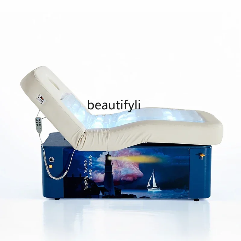 

X High-end electric, spa bed, beauty salon special lifting latex SPA massage bed physiotherapy