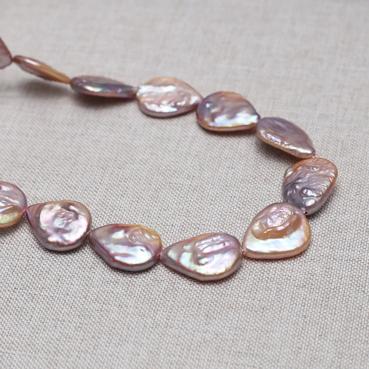 

13x18mm AAA Natural Freshwater Purple Teardrops Baroque Pearl Bead Jewelry Make DIY Necklace Bracelet Accessories Wedding Women