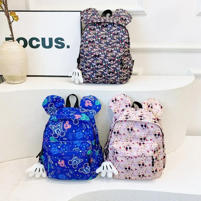 

Disney 2025 новый роскошный детский подарок, школьный рюкзак, рюкзак с Микки Маленький рюкзак, школьный рюкзак для детского сада