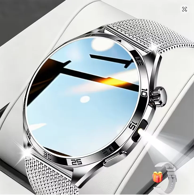 Unisex Smart Watch Compatible for Android, Smartwatch with Answer/Reject Calls, Message Notifications, Caller ID, Find Phone