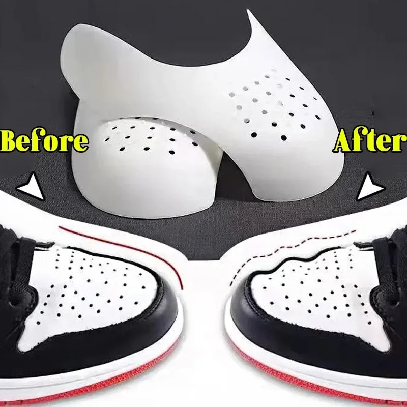 Crease Protector Shoe Anti Crease Bending Crack Toe Cap Support Shoe Stretcher Lightweight Keeping Shield Sneakers Winter Care