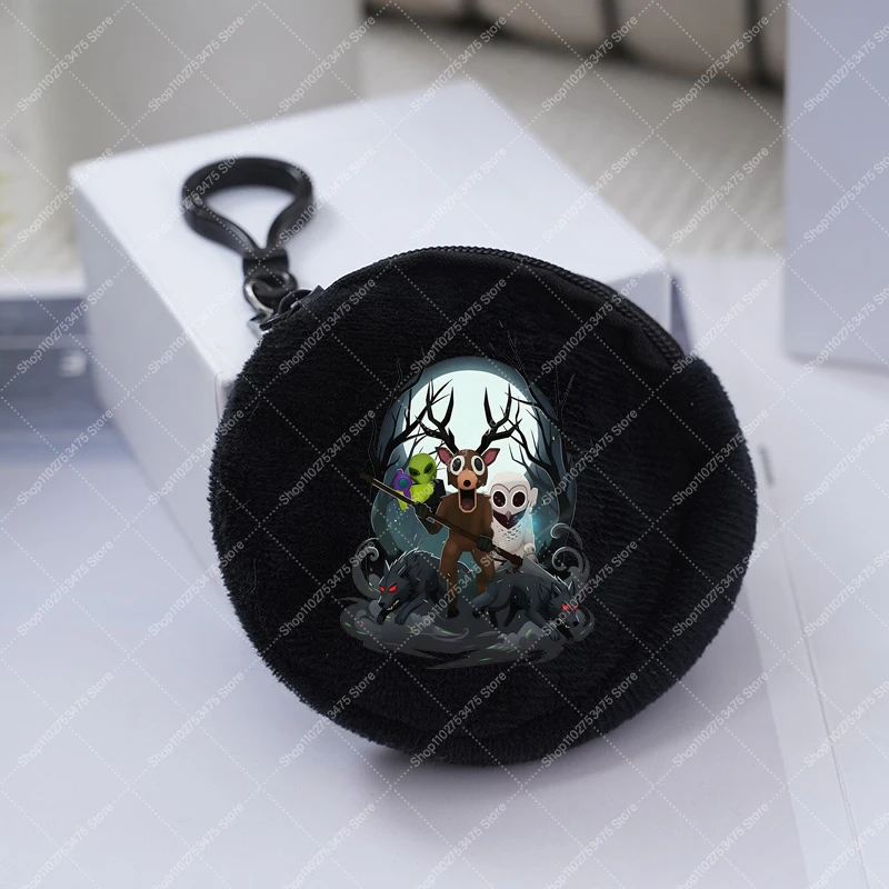 Game 99 Nights in The Forest Anime Plush Wallet Children Cartoon Coin Purse Boy Storage Pouch Accessories Money Bag Xmas Gifts