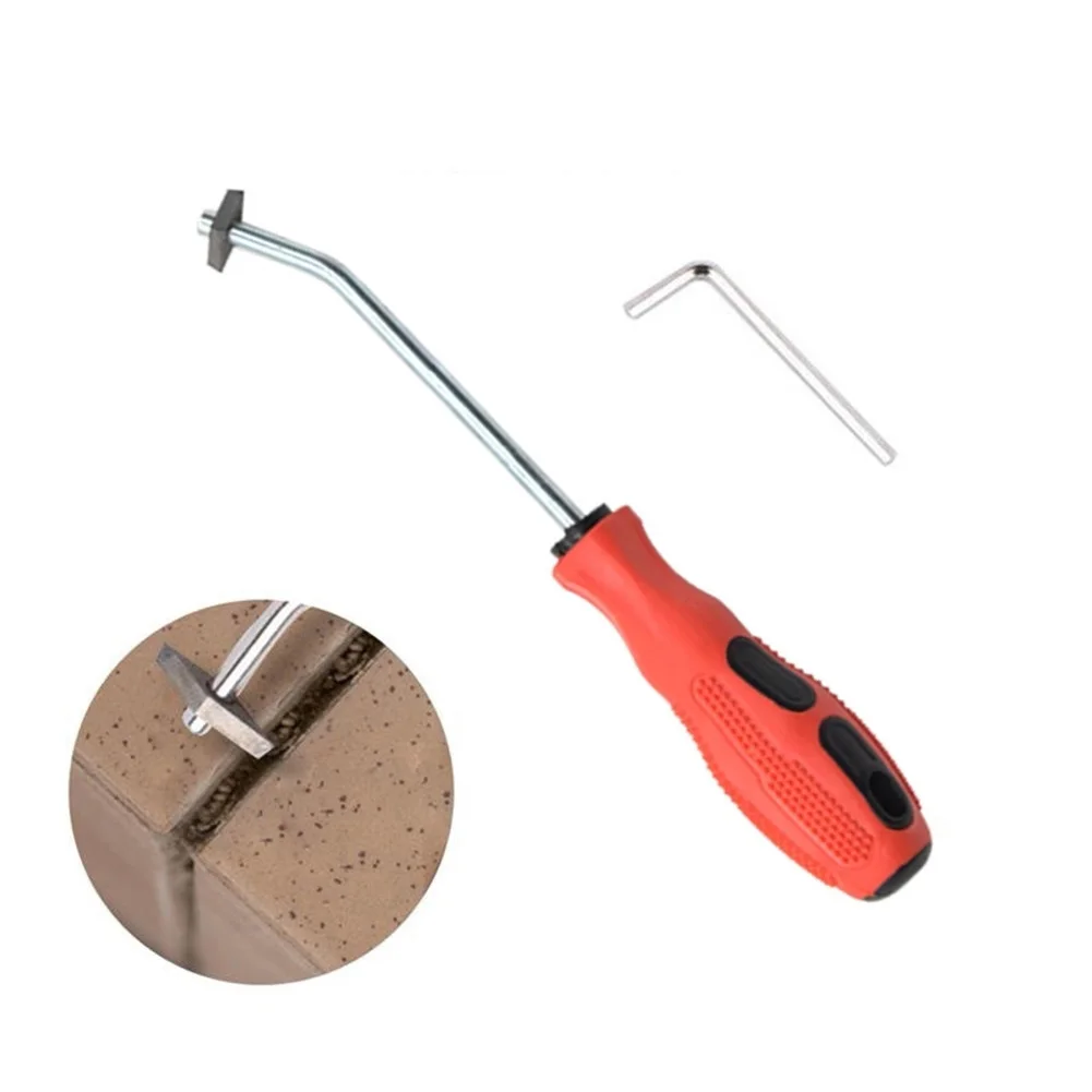 1pc Ceramic Tile Grout Remover Tungsten Steel Tiles Cleaner Drill Bit For Floor Wall Seam Cement Cleaning Hand Tools