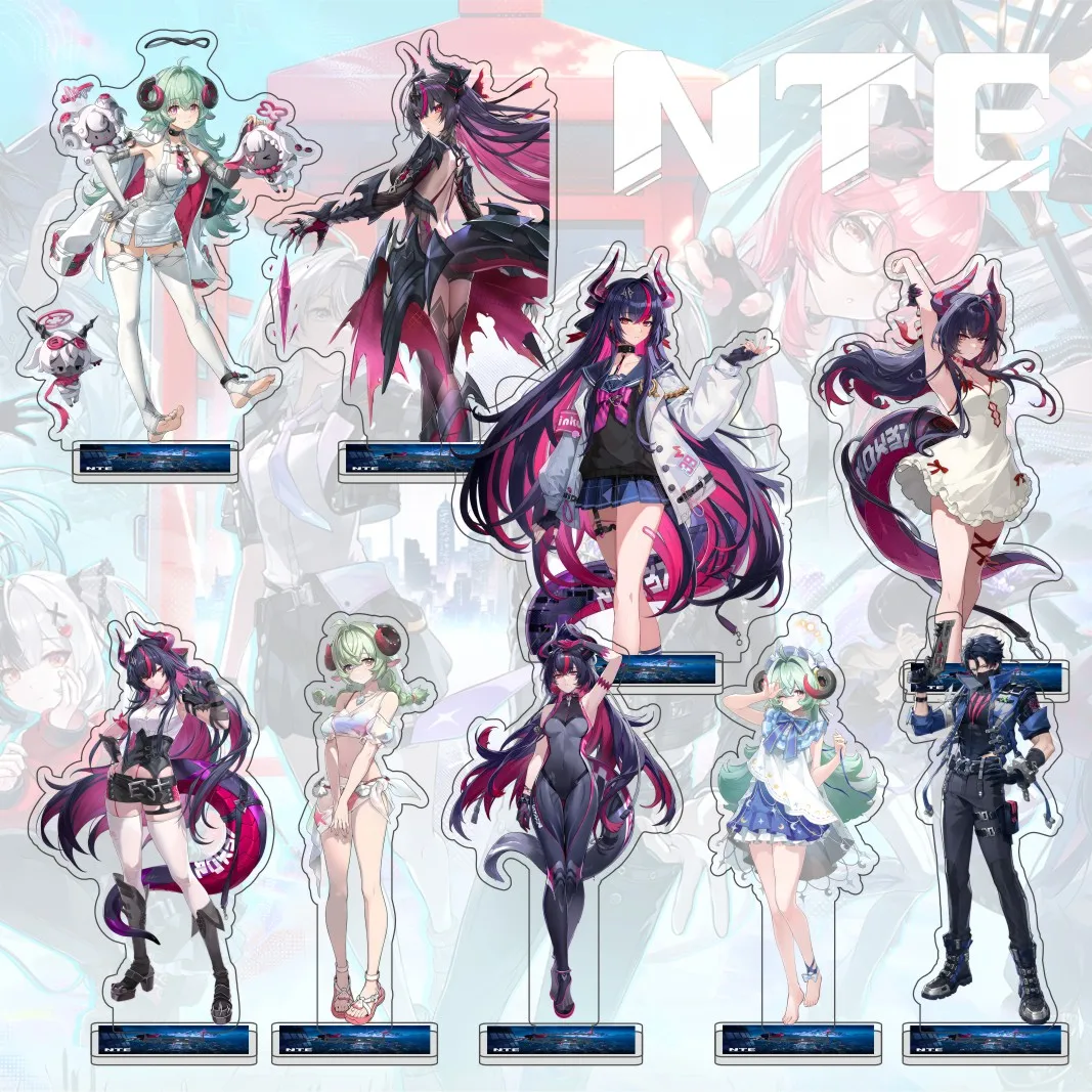 Game Neverness to Everness (NTE) New Character Shinku Iroi Chaos Acrylic Standee desktop Decoration Fan Gift Keychain