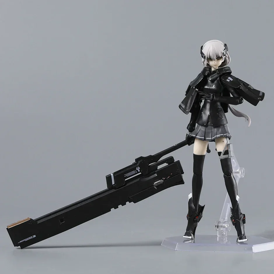 Figma 485 نوع السلاح الثقيل فتاة المدرسة Ichi عمل آخر الشكل البلاستيكية لعبة مجسمة الديكور أنيمي تمثال هدية