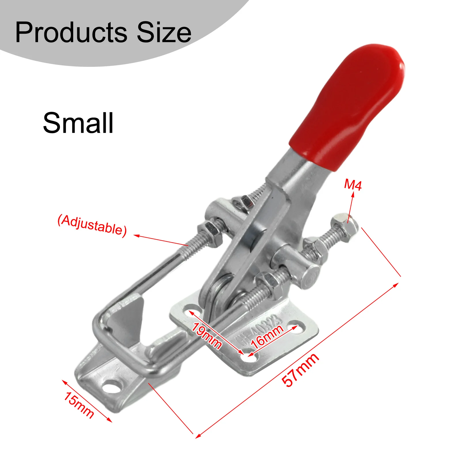 1Pc Toggle Clamp Quick Release Hand Tool Adjustable Box Buckle Cabinet Door Bolt Clamp GH-40323/GH-421/GH-431 Home Hardware