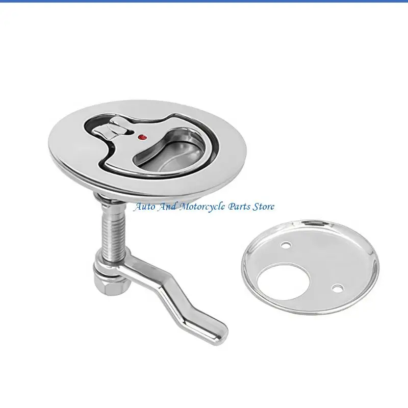 P9FD Bodenschloss mit Edelstahlgriff, einfach zu bedienende, schlüssellose Boots-Flush-Pull-Verriegelungen für verschiedene – Detail 3