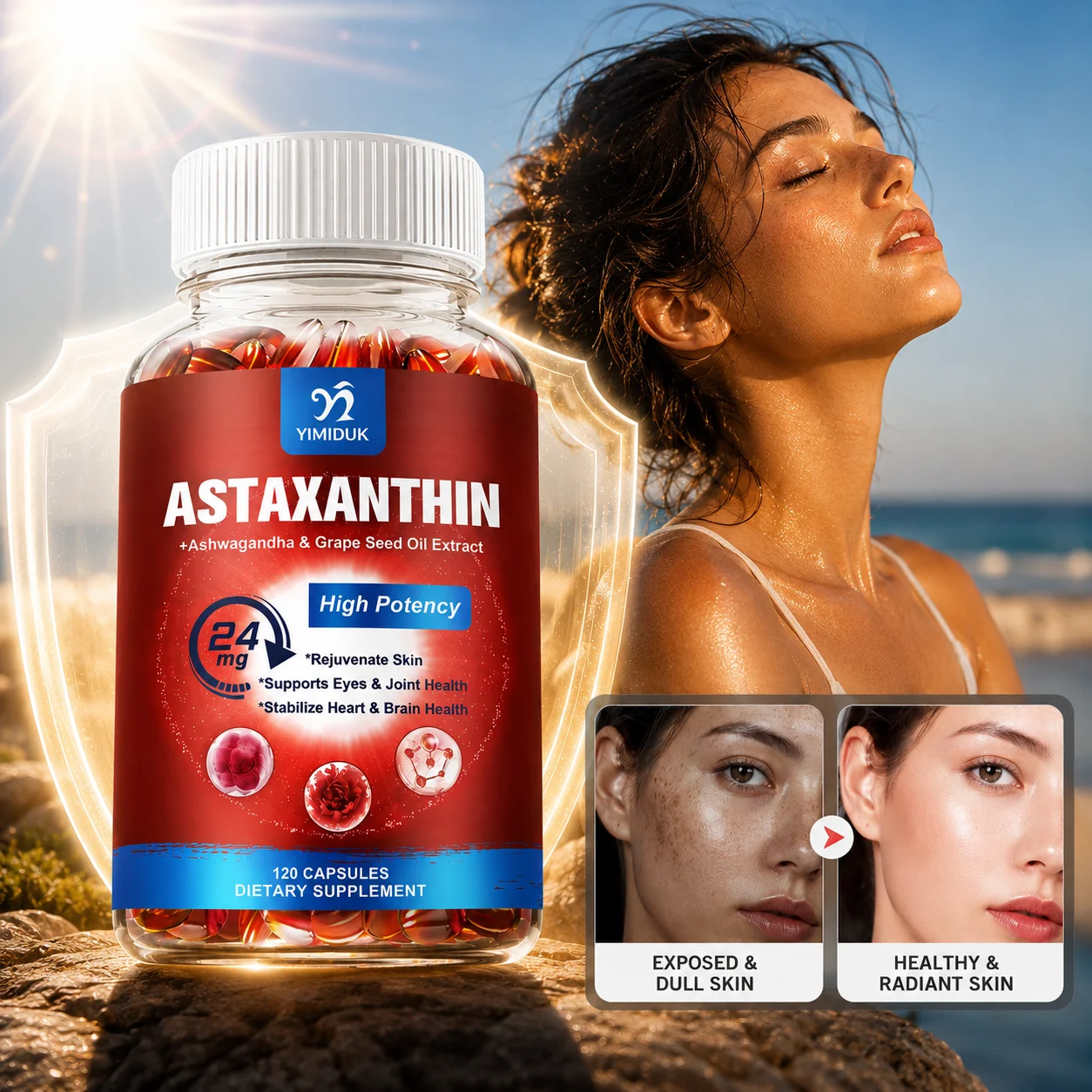 Mct Oil Coconut - Astaksantin 24mg Kapsül, 5'i 1 Arada