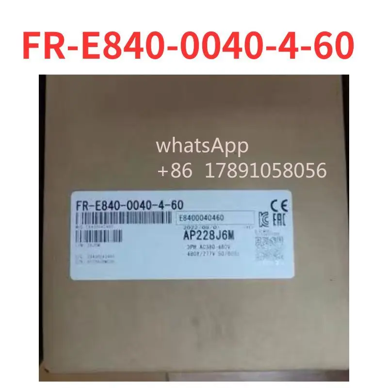 

100% new FR-E840-0040-4-60 frequency converter