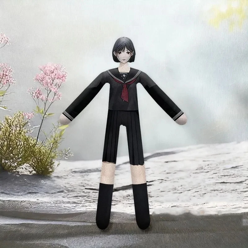 لعبة SILENT HILL F Shimizu Hinako Fox Mask تأثيري دمية مجردة نحيلة الملتوية شكل القطن دمية غرفة الديكور