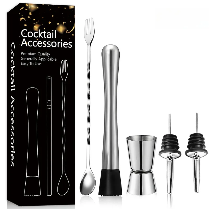 36/32.2cm Spiral Bar Cocktail Spoon Stainless Steel Bartender Stir Spoons Muddlers Whisky Drinks Mixing Rod Kitchen Accessories