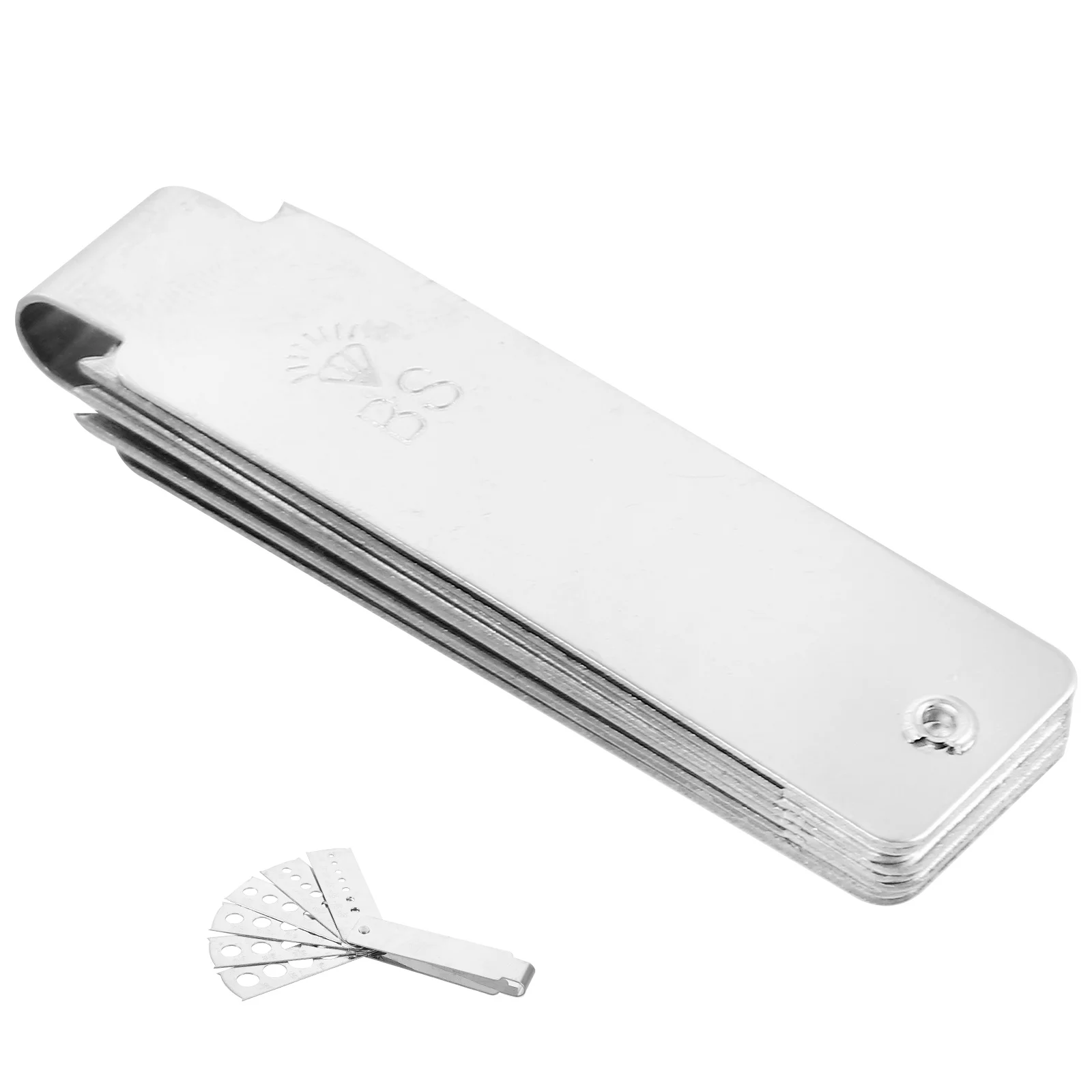 

1 комплект, измеритель драгоценных камней из нержавеющей стали, измерительный инструмент для драгоценных камней, портативный дизайн с несколькими отверстиями, точные измерения, фестиваль изготовления ювелирных изделий