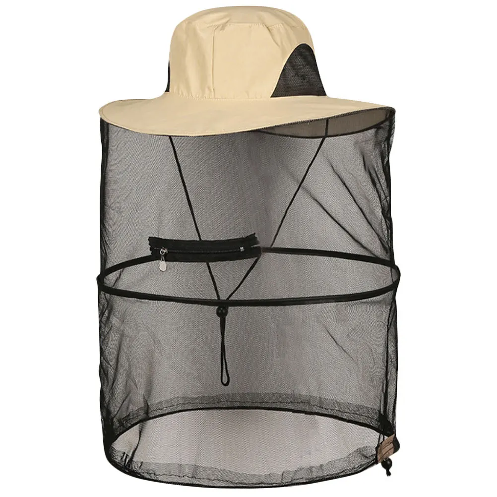 

Anti-Mosquito Beekeeping Hat Premium Multi-Function Head Net For Garden Fishing Dust Protection Portable Breathable