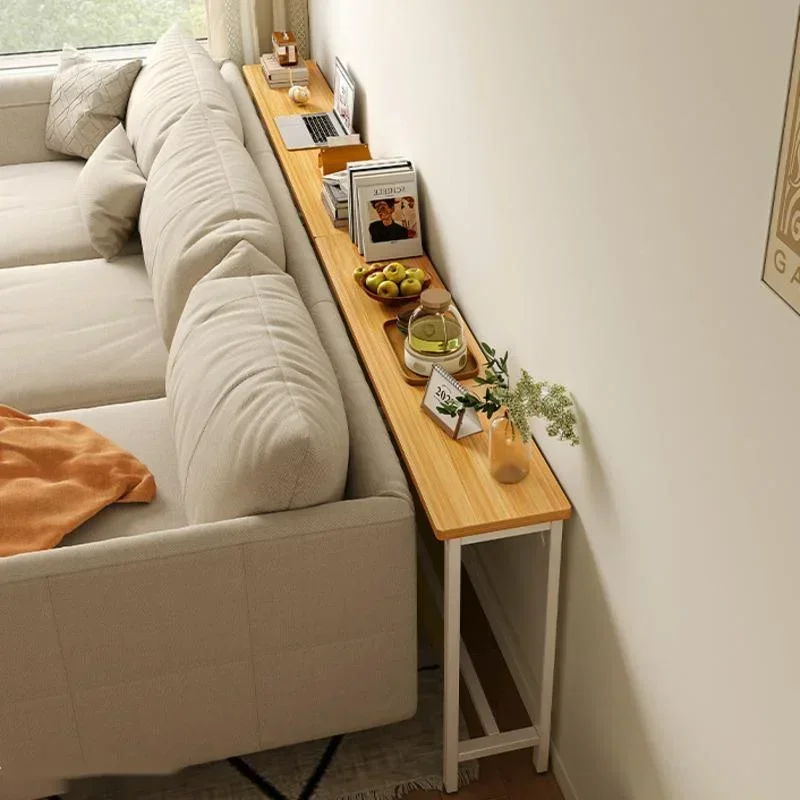 

Simple Modern Sofa Gap Super Narrow Side Table Stitching Storage System Living Room Bedside Filling Multi-functional Tea Table