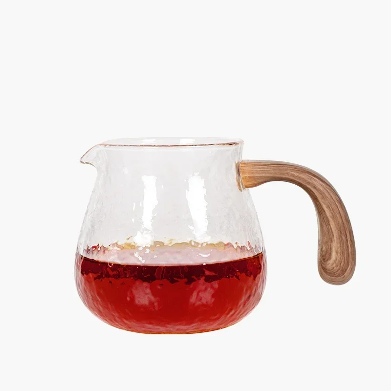 Handmade Textured Heat Resistant Glass Coffee Set 70ml Cups 400ml Coffee Server Household Water Cups