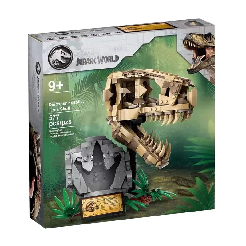 In Stock 76964 T Rex Skull Series Dinosaur Fossils Building Block Bricks Toys For Kids Birthday Christmas Gift 2024