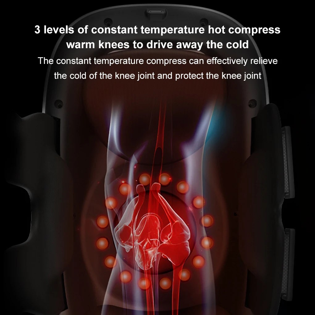 3 スピード温湿布膝リラックスマッサージ膝キャップレーザー赤外線肘肩マッサージ関節痛の硬さを和らげます