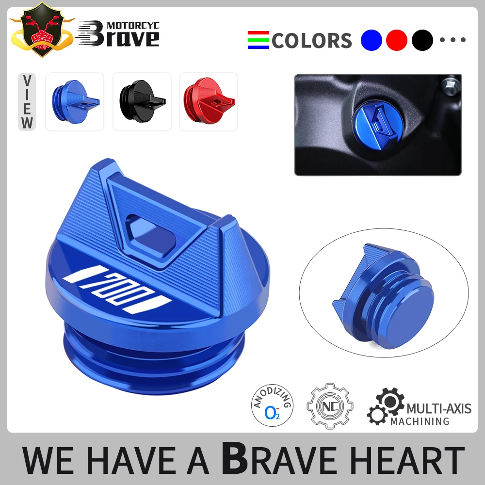 For XSR700 XSR700 XTRIBUTE XSR900 2016-2024 Motorcycle Accessories M27*3 Engine Oil Cap Oil Filler Cap Cover