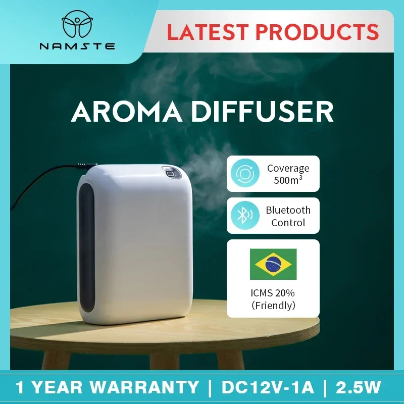 400m³ Namste Aroma Diffuser For Home Air Fresheners Sprayer Aromatherapy Scent Device Smart Essential Oils Machine Oil Diffuser