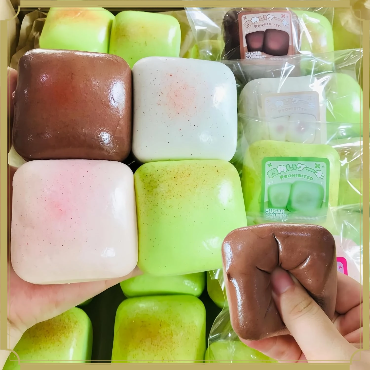 1 unidad Mini Squishy de Tostada, Comida Falsa de Subida Lenta, Antiestrés, Gadget de Escritorio Portátil, Artículo Novedoso, Idea de Regalo de Navidad