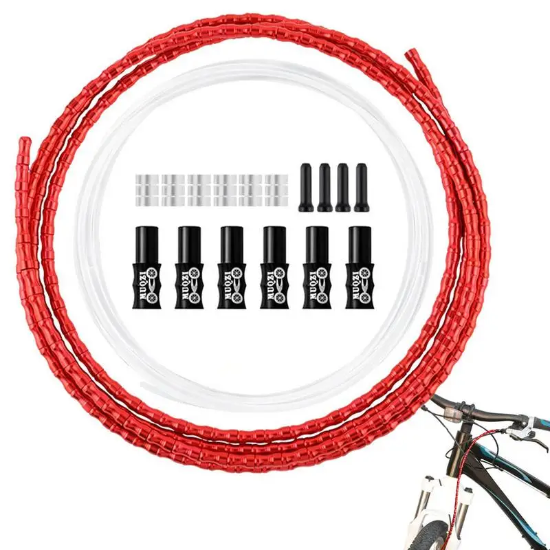 Bicycle Shift Cable Cycling Cables Replacement Set Bike Shift Derailleur Cable Bicycle Shift Wire Kit Shifter Cable Housing Set