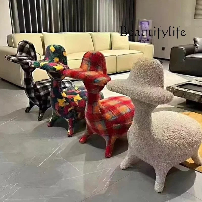 Mobile game chair animal living room stool leisure chair single sofa duck seat