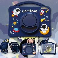 Funda para niños para Lenovo Xiaoxin Pad 11 2025 2024 TB330FU, funda para tableta M11 M10 Plus 10,6 TB125FU/128F, soporte con mango de rotación de 360