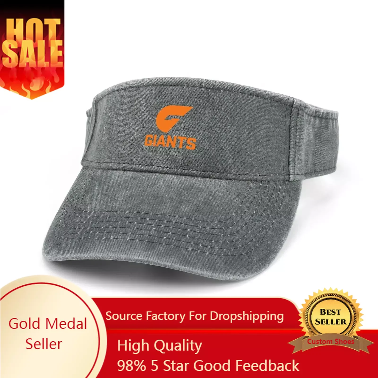 Greater Western Sydney Australian Football custom made Sun Visor Leaky Top Cowboy Hats Mens Womens Customized Empty Open Top Hat