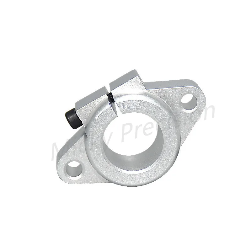 3D Printer Flanged Type Shaft Supports Slit Type Precision Cast Linear Rod Rail Linear Guide Shaft Linear Ooptica diameter3-60mm