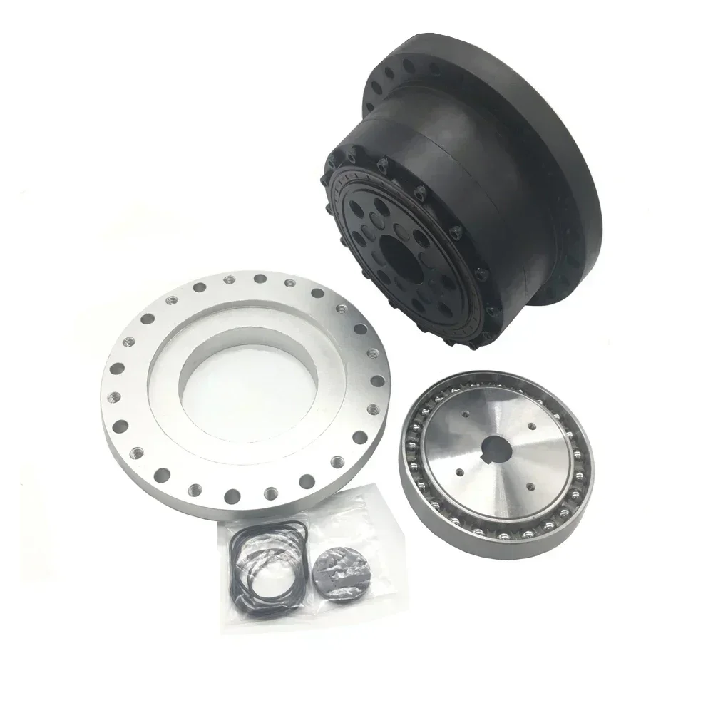 Imagem -05 - Harmônica tipo Copo com Placa de Flange do Motor para Nema17 23 Stepper 40 60 80 mm Servo Motor Colaboração Industrial Braço Robô Unidade