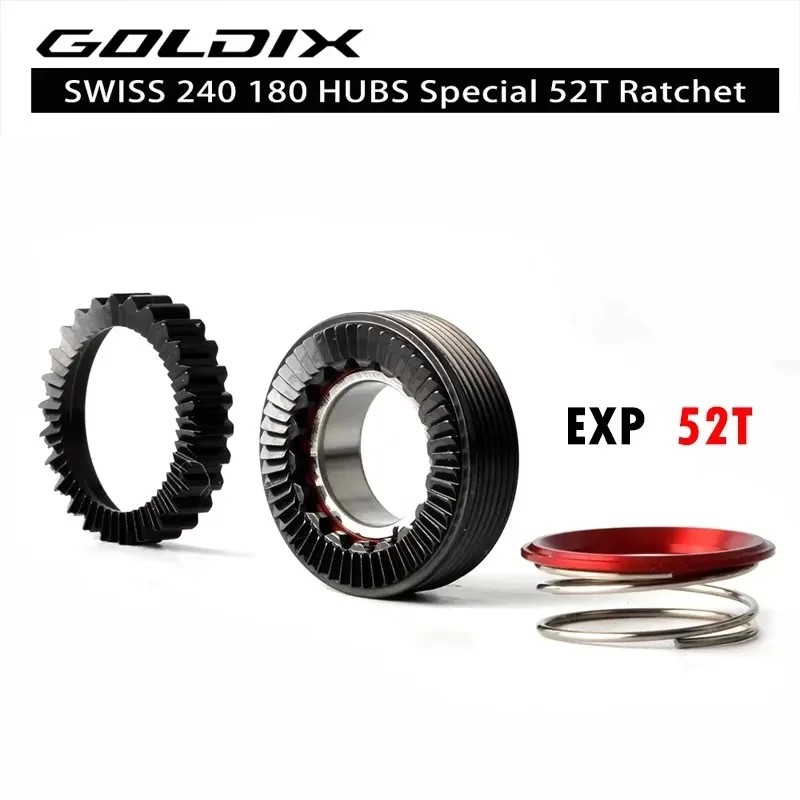 GOLDIX 240 180 series bicycle wheel hub ratchet 52TEXP ratchet wheel hub components bicycle accessories