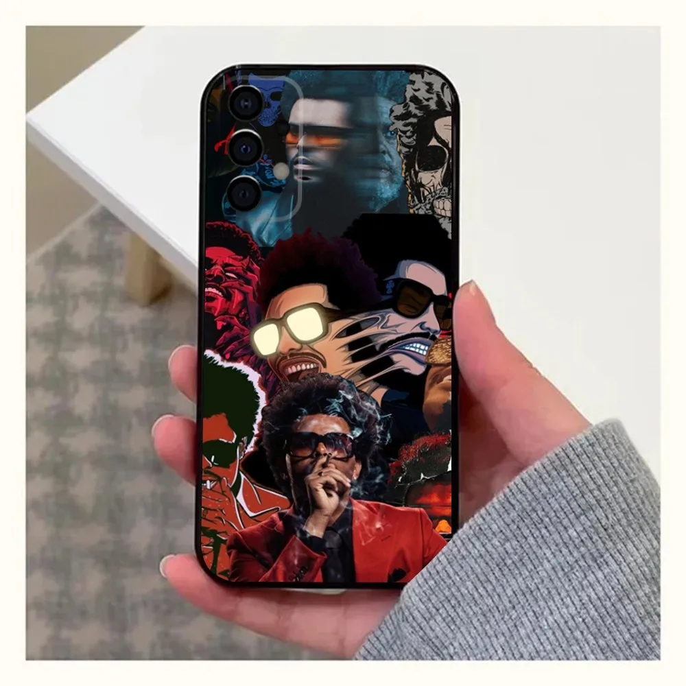 The W-Weeknd XO Singer Phone Case For Samsung Galaxy A13,A21s,A22,A31,A32,A52,A53,A71,A80,A91 Soft Black Cover