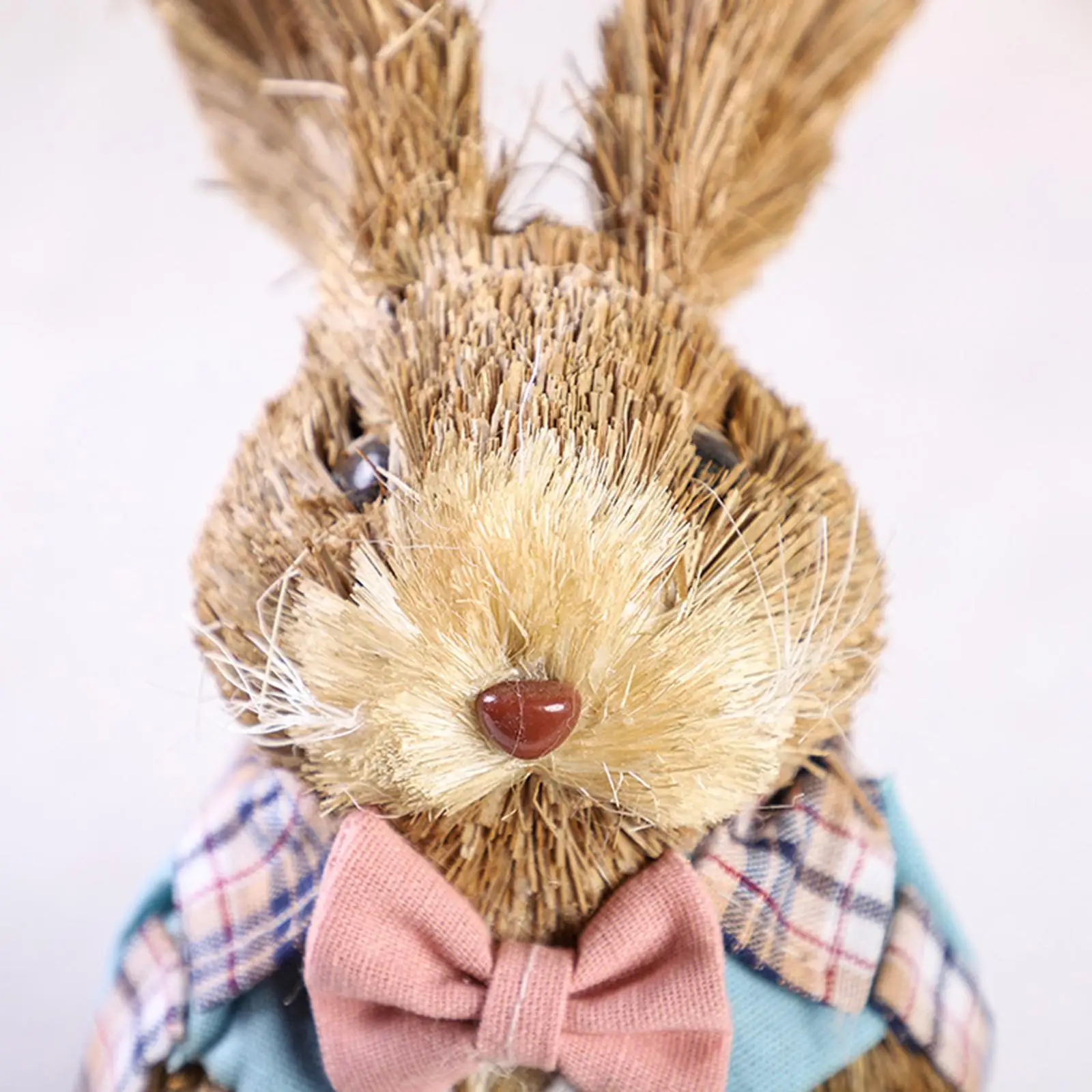 Easter Bunny Figurine Easter Decoration Desktop Ornament Rabbit Sculpture Garden Decor for Outdoors Home Bedroom Lawn Office