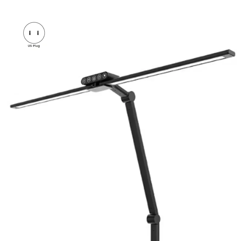 

【Горячие продажи!】Настольный светильник с автоматическим затемнением, складной зажим, настольная лампа, офисная настольная лампа для защиты глаз, вилка стандарта США