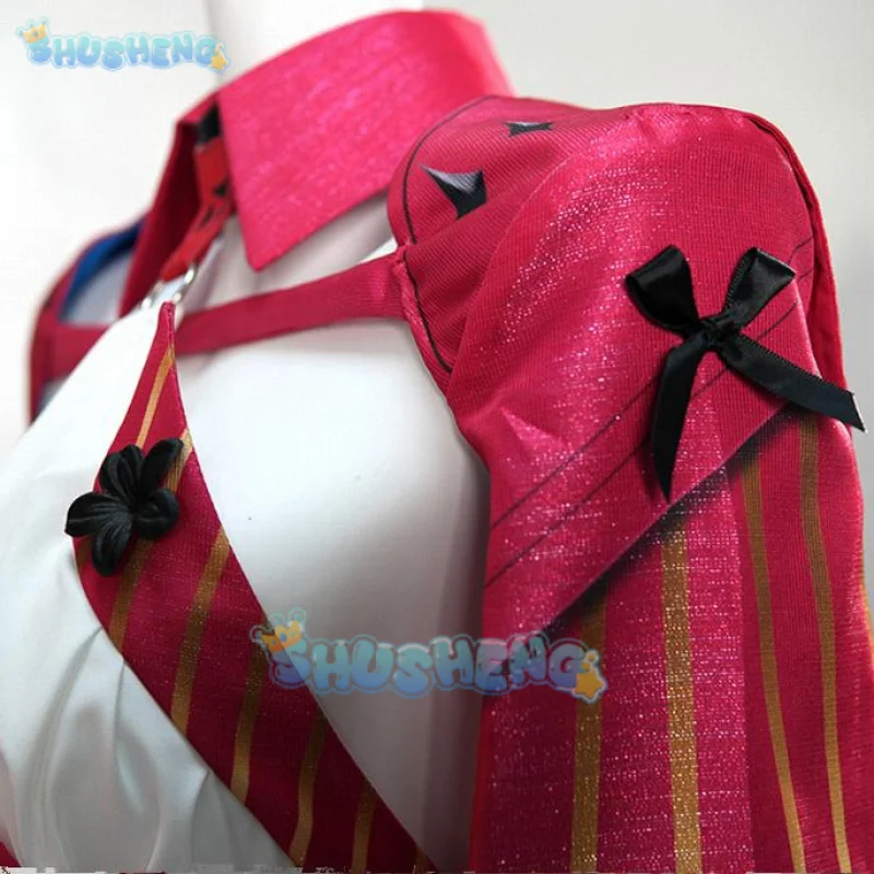 Wuthering Waves Carlotta 코스프레 의상 드레스 모자를 쓰고 있죠 Carlotta Montelli Rinascita 할로윈 파티 여성용 소녀 소품