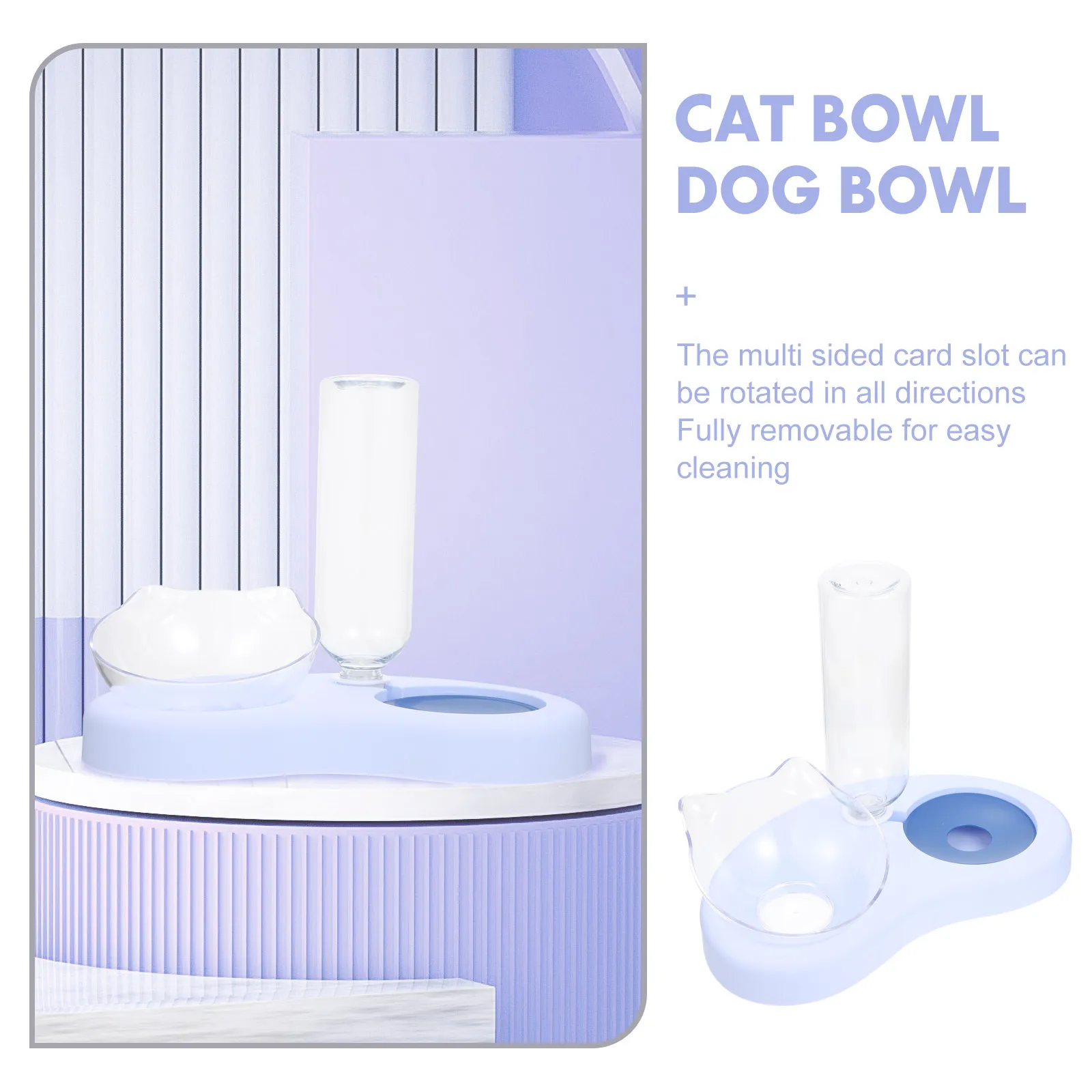 

1 Set Of Automatic Water Bowl For Cat Dog Durable Non-Toxic Easy Clean Feeding Bowl Refill Design Indoor Use Pet Supplies Dog