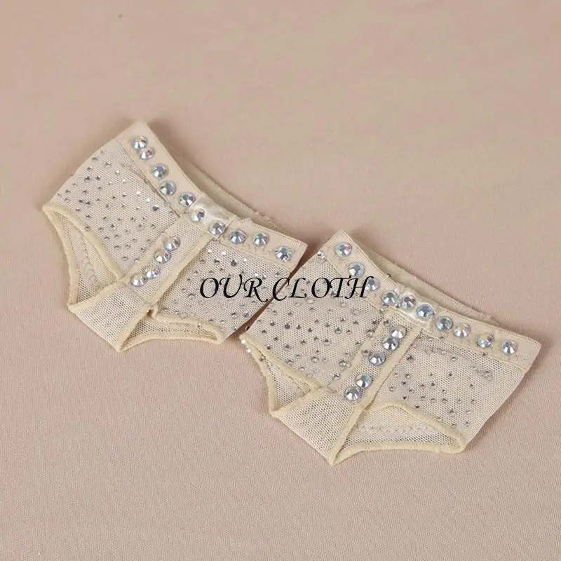 Rhinestones Half Soles Dance Shoes Ballet Lyrical Dance Paws Pads Foot Undies Y1AC