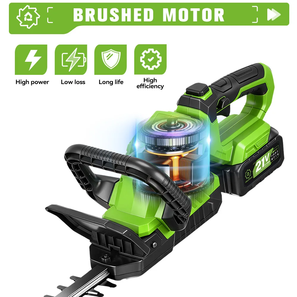 ONEGREEN 2000W 25000RPM Elektrische Heckenschere Kabellose Handgeführte Garten-Trimm- und Pflanzenschneidemaschine für Makita 18V Akku – Detail 5