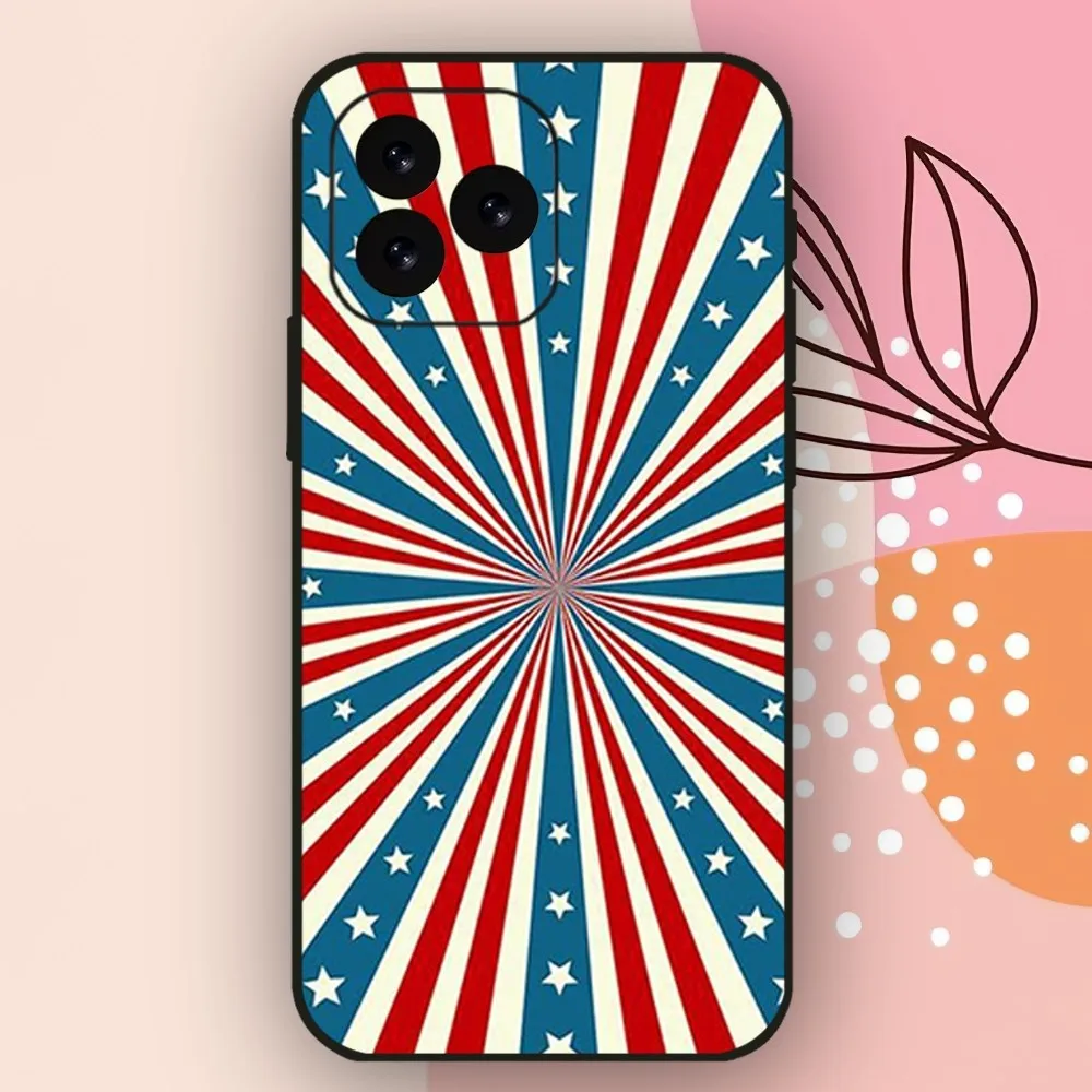 The American Flag  Phone Case For iPhone 11 12 13 14 15 Mini Plus Pro Xs Max X S Plus XR Shell