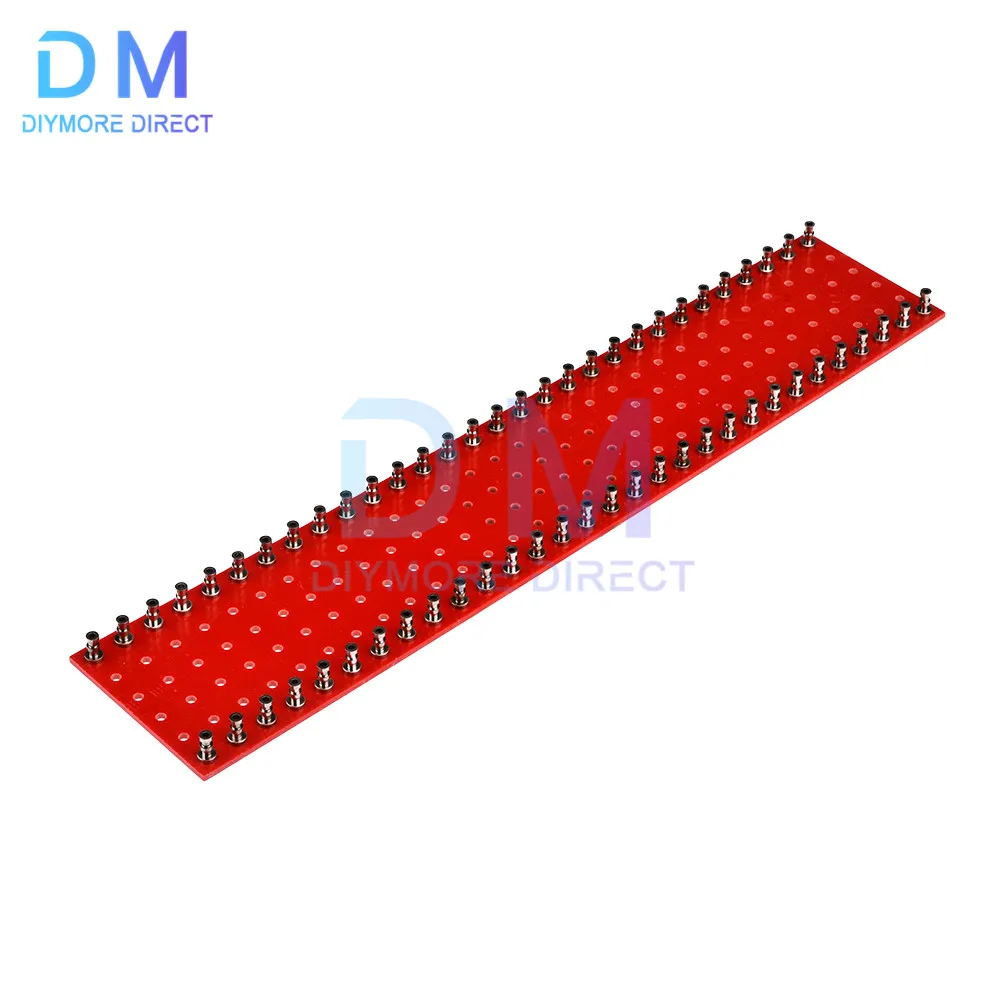 Double-row 30-position Biliary Machine Accessories Shelf Power Amplifier Audio DIY Wiring Board 300x60x2mm