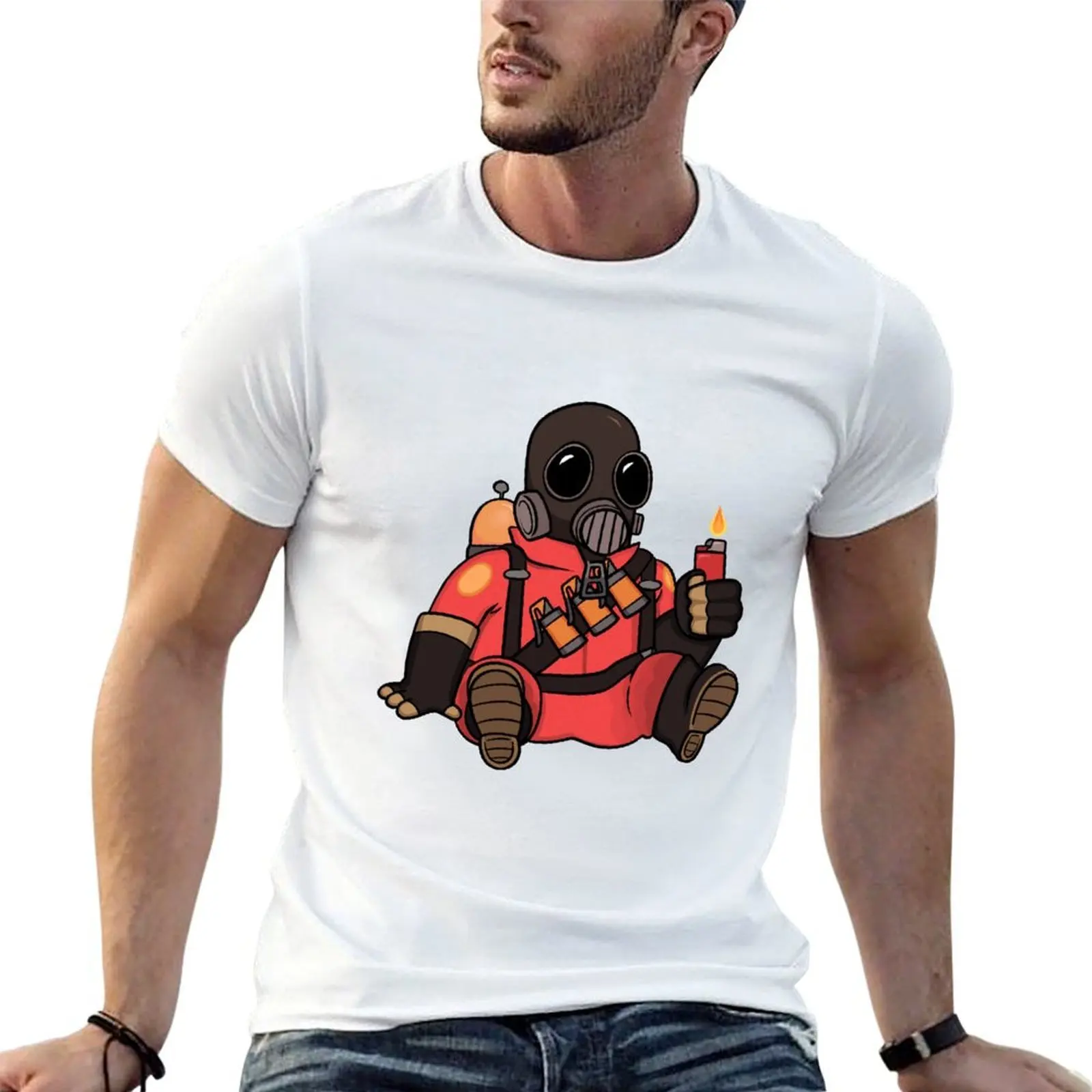 

Pyro TF2 Sticker T-Shirt t shirts designer man t shirt designer T-Shirt