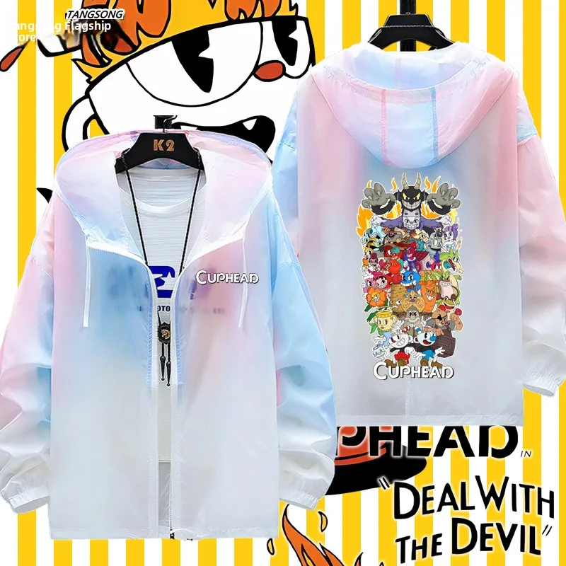 

Ультратонкая солнцезащитная одежда: мужская свободная куртка с коротким рукавом для геймеров, дышащая верхняя одежда