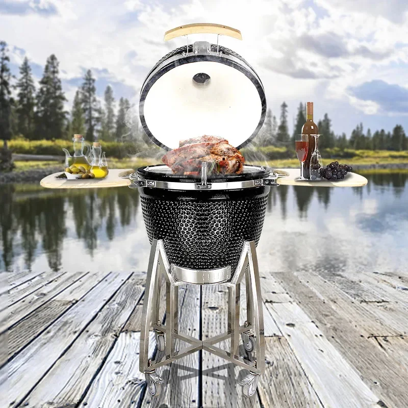

13 18 22 26 Smoker Camodo Ceramic BBQ Factory Directly Best Selling Ceramic Kamado Grill