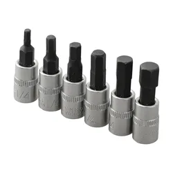 1Pc Hex Head Screwdriver Bit 1/4 Inch Drive Socket Hand Tools H3 H4 H5 H6 H7 H8 Steel Hex Socket 38mm Hand Tools
