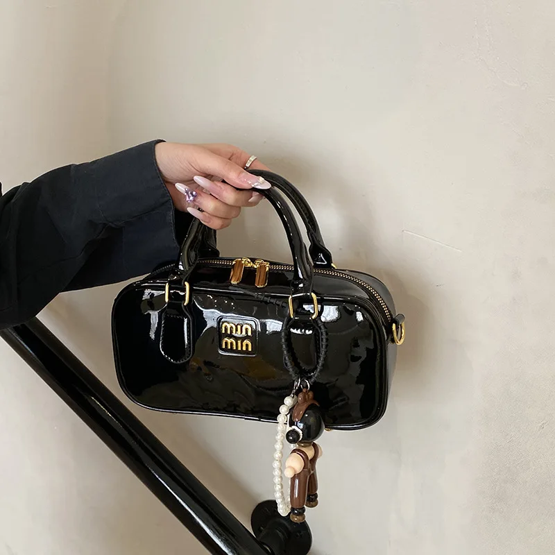 

Miu - Style Women's Bowling - Inspired Handbag: Boston Shoulder, Crossbody Pillow Bag,Premium Quality