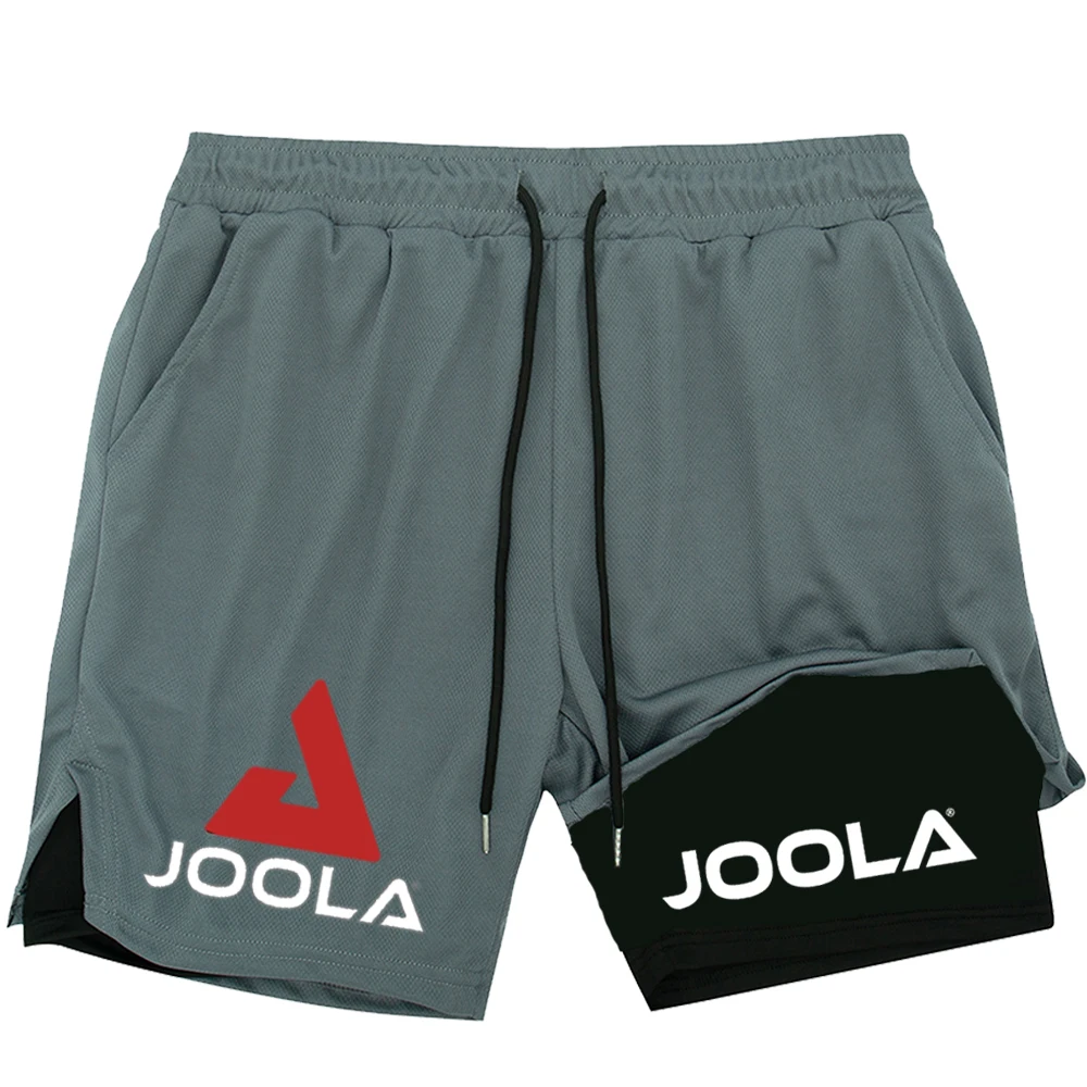 

JOOLA Running Shorts Men's Double layer Racing Training Shorts Lightweight, Breathable, Quick drying Fitness Shorts
