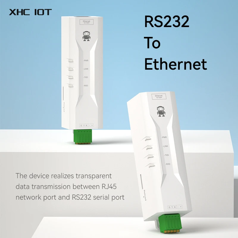 Seriële Naar Ethernet Seriële Server Rs232 Modbus Gateway Xhciot NE2-D12P Vermogen En Signaal Isolatie Tcp/Udp/Mqtt/http Dc 8-28V