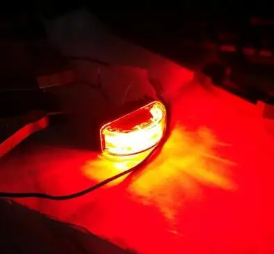 車のドアミラー用の明るいLEDストロボ,ブラケット付きの信号灯,防水,デュアルカラー,24LED,72W